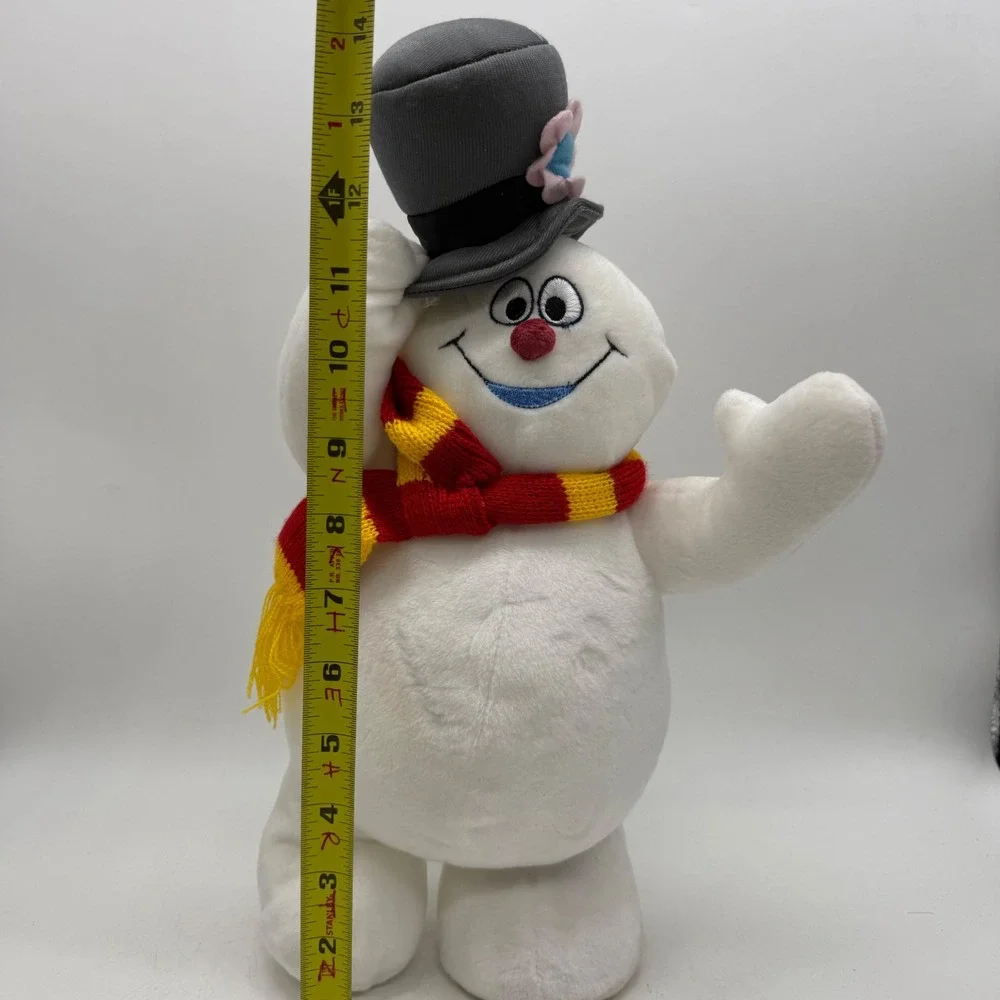 Hallmark Dancing Frosty The Snowman Animated Plush White Christmas Toy Works